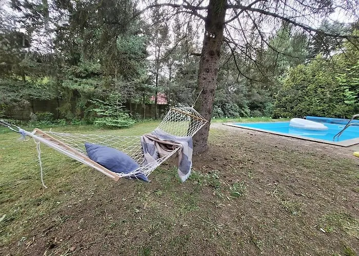 Leśny Dom Z Basenem W Okolicy Zegrza