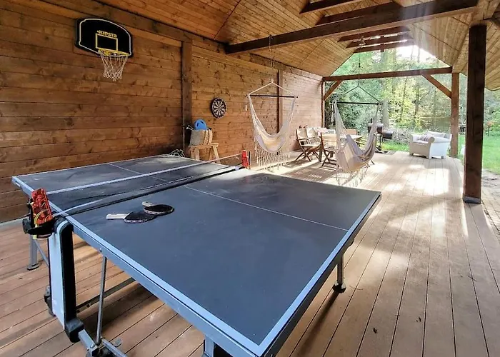 Dom wakacyjny Leśny Dom Z Basenem W Okolicy Zegrza Gasiorowo (Legionowo)